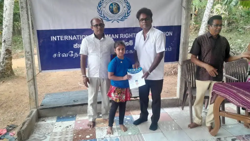 IHRC and Shri Hela Cultural Collaboration Foundation Award Certificates to Batapothalla Art Institute Dance Students