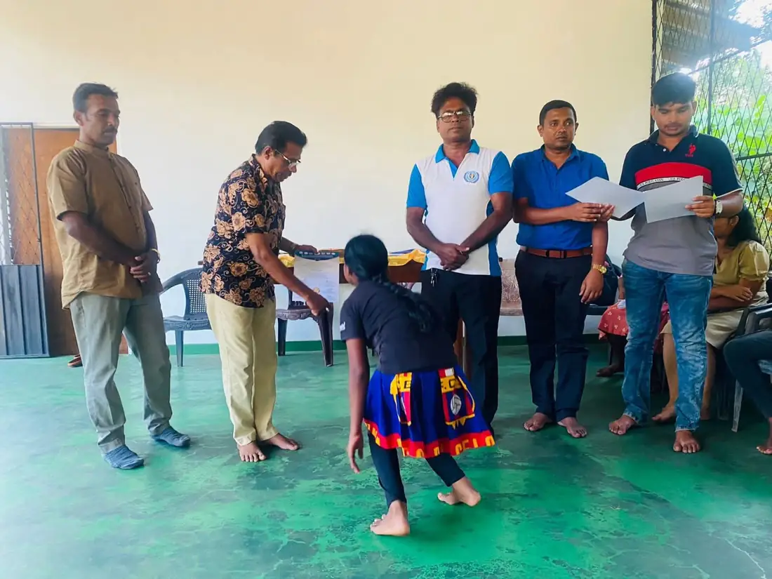IHRC and Shri Hela Cultural Collaboration Foundation Award Certificates to Dance Students in Pannala After Two Years of Free Education