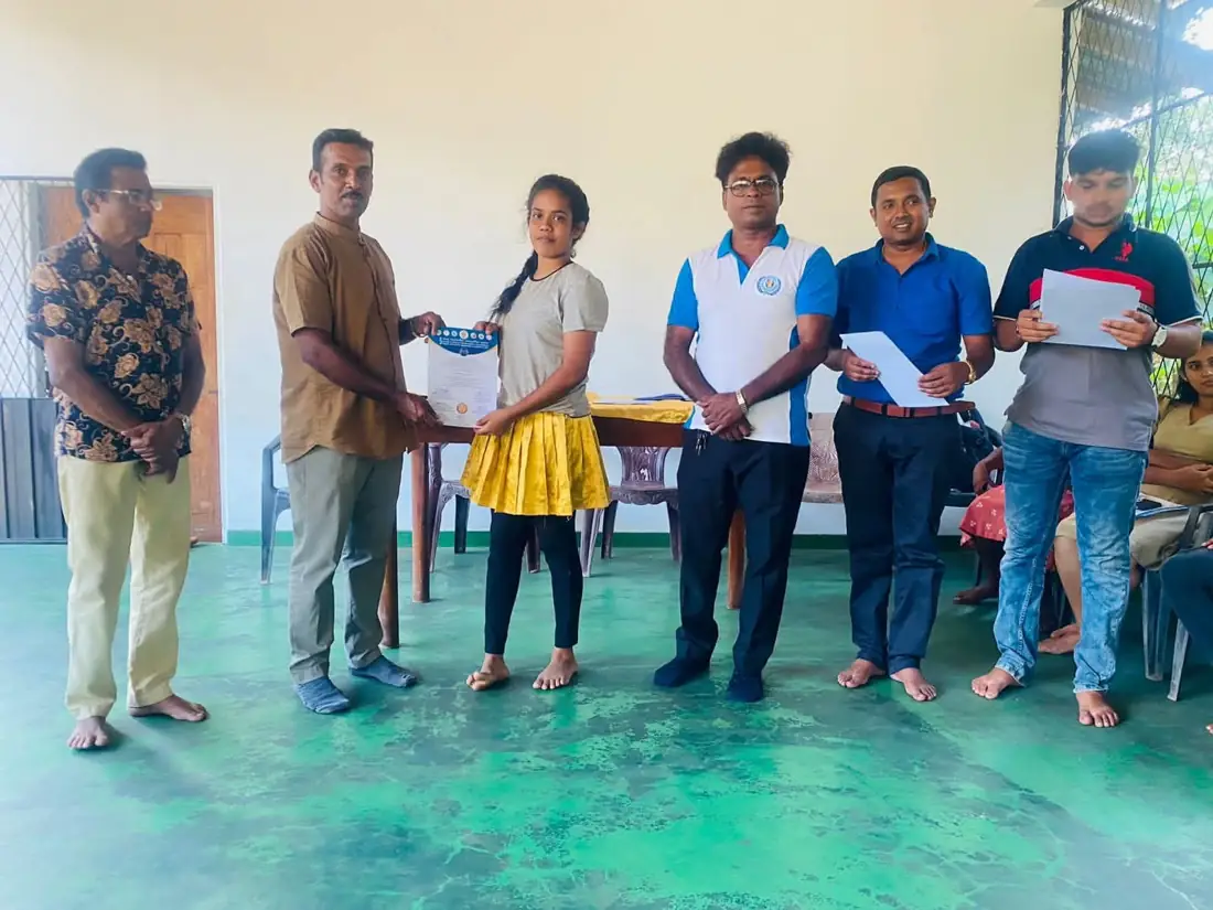 IHRC and Shri Hela Cultural Collaboration Foundation Award Certificates to Dance Students in Pannala After Two Years of Free Education